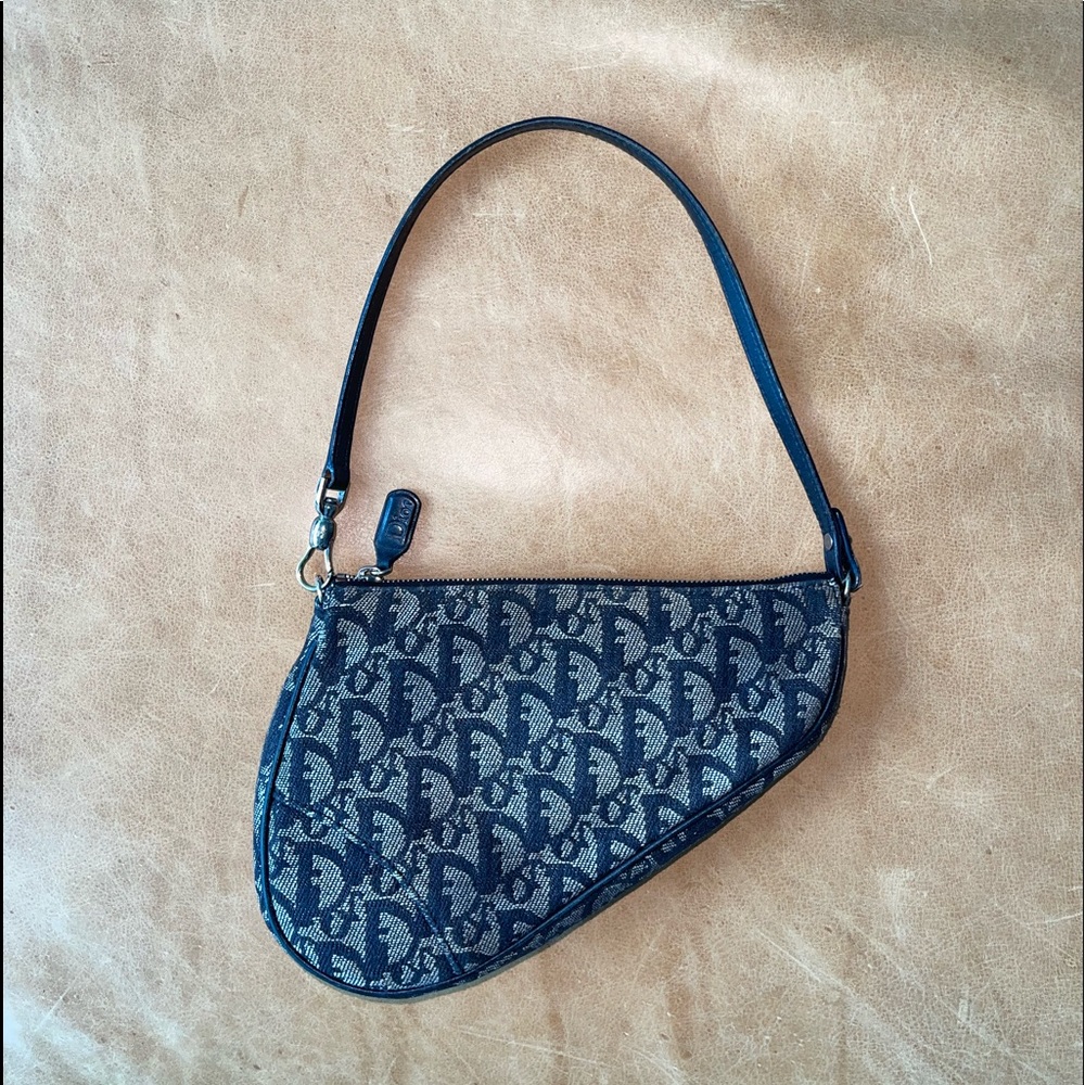 Vintage Christian Dior Trotter Saddle Pouchette